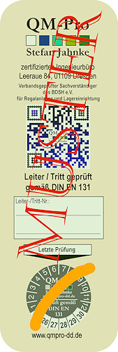 Pr&uuml;fplakette QM-Pro Stefan Jahnke